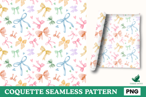 Coquette Seamless Pattern - 04: A Premium Digital Design for Creative Projects