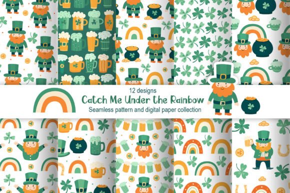 St. Patrick’s Day Digital Paper Collection