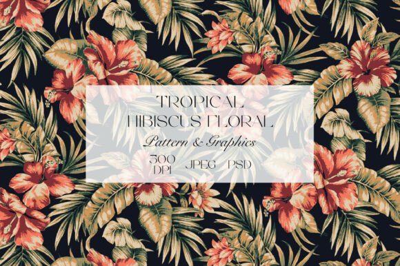 Tropical Hibiscus Floral Pattern: A Timeless Design for Modern Creatives