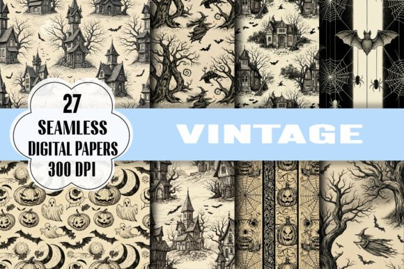 Vintage Digital Pattern: A Timeless Design Element for Modern Creations