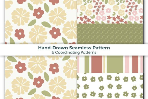 Whimsical Floral Seamless Papers: A Timeless Design Collection