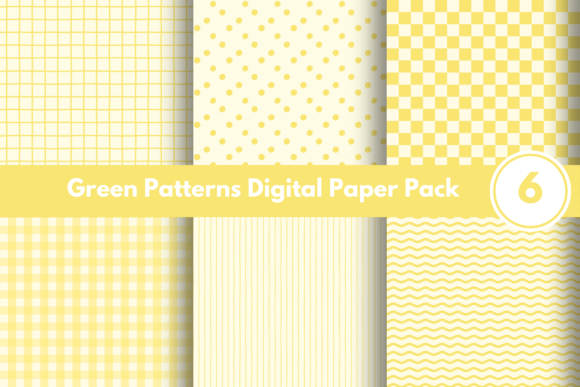 Yellow Checkerboard Digital Paper Pack: A Versatile Resource for Creative Designers